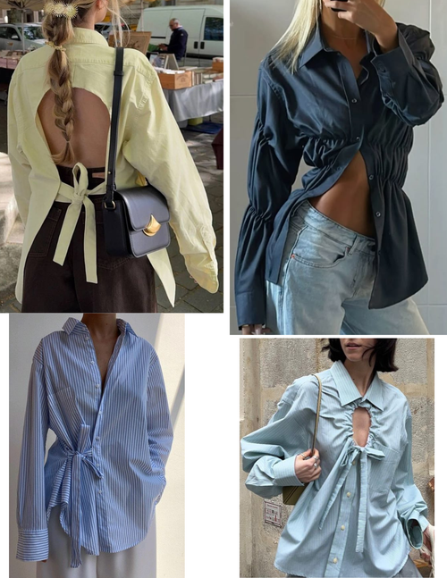 Atelier créatif - Transformer une chemise - Niveau 2 - Vendredi PM 12 juin 13h à 15h30